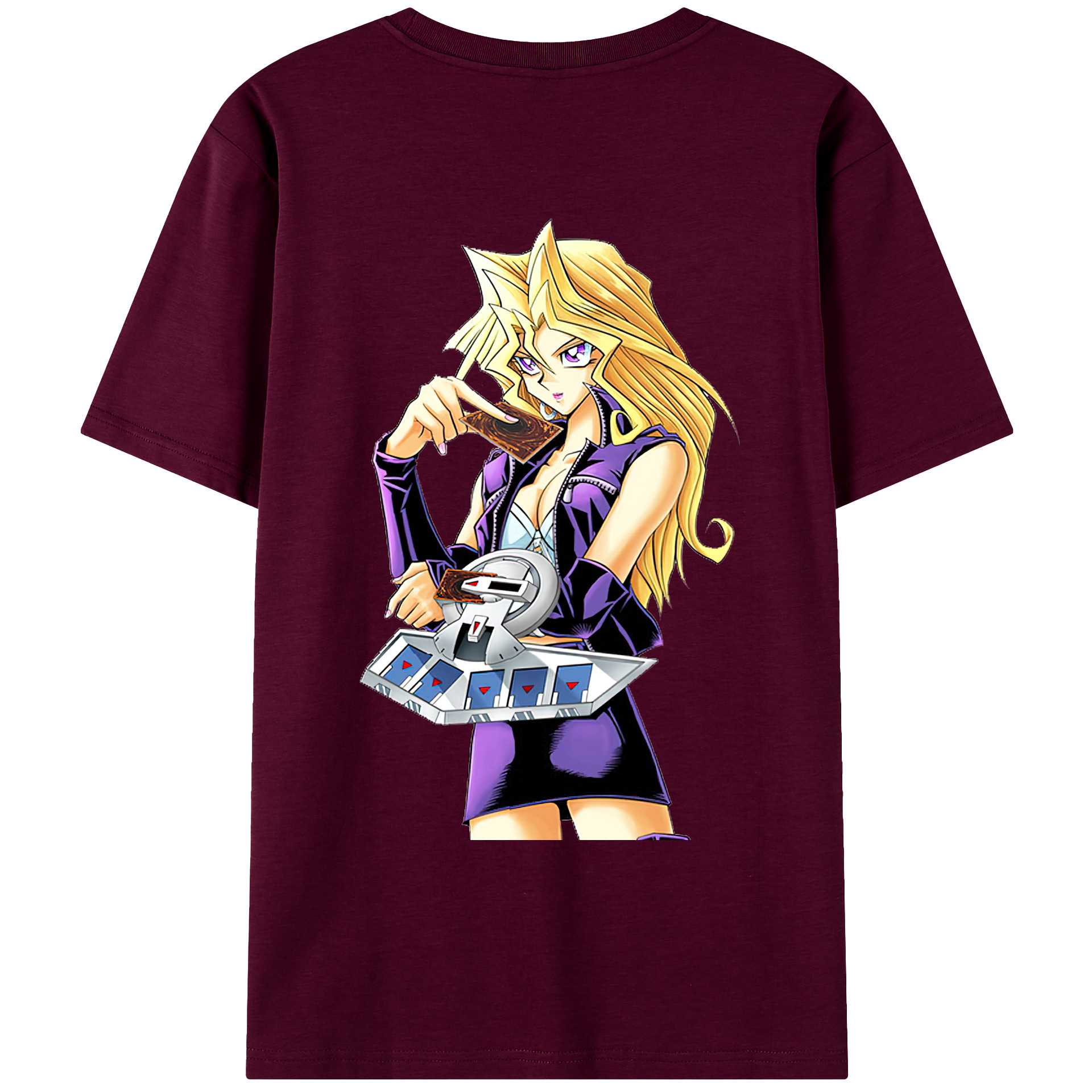 遊☆戯☆王 Yu-Gi-Oh! レディース半袖Tシャツ(バックプリント)